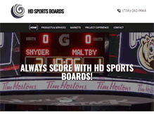 Tablet Screenshot of hdsportsboards.com